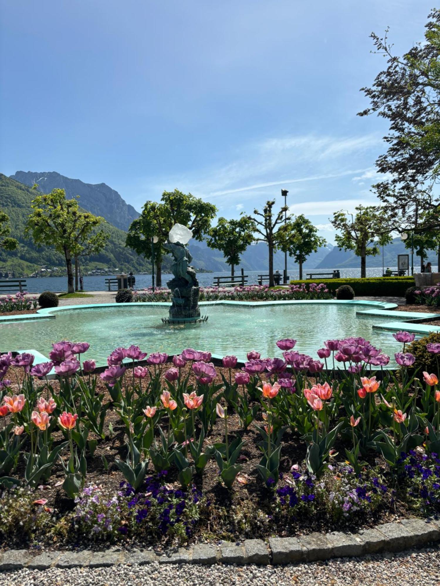 Wohnung See- Und Bergnaehe Gmunden Exteriör bild